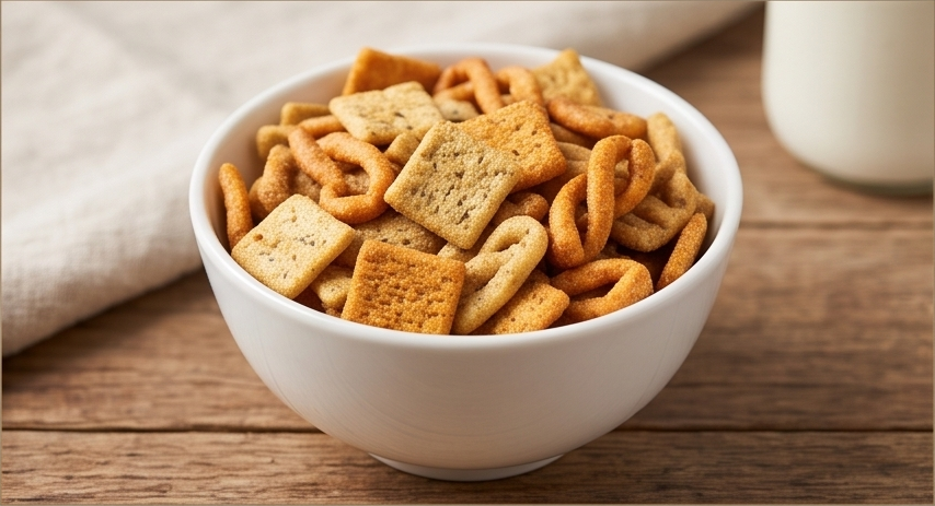 Bowl of ranch chow mix